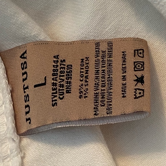 White Denim Jacket by Just USA - Picture 5 of 5